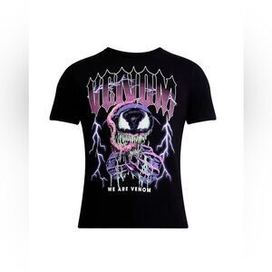 NWT Marvel Venom We Are Venom Lightning Graphic Tee Black XL